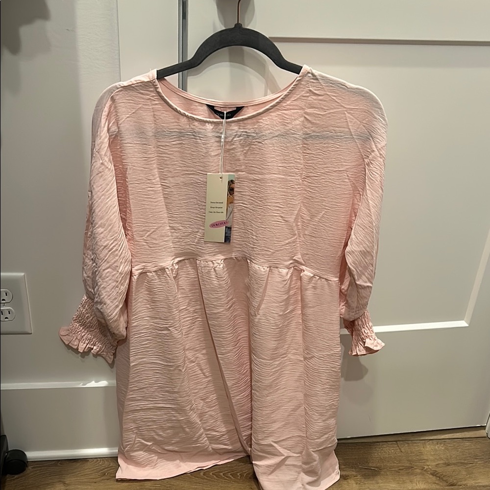 Boohoo Light Pink Dress
